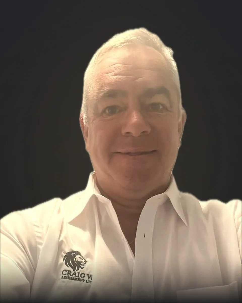 Craig Wiltshire in his Craig W Assessment shirt